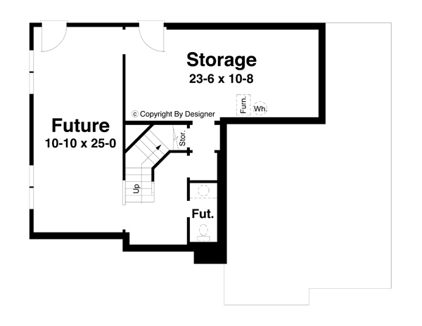 Lower Level image of Charlotte House Plan